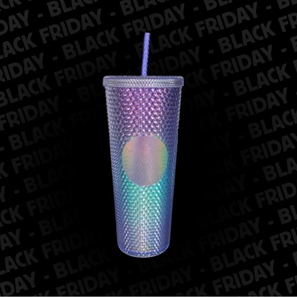 Starbucks Mermaid Studded Cup Purple Ombre Bling Tumbler 24oz Venti New 2021 - Picture 4 of 16